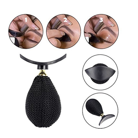 New 1Pc Popular Silicone Eyeshadow Stamp Fashion Glittering Lazy Eye Shadow Applicator Eyeshadow Eye Wing Eyeliner Makeup Tools