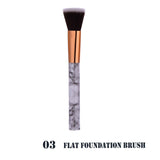 #501 2018 New Fashion Marble Makeup Brush Set Professional Face Eye Shadow Eyeliner Foundation Makeup Brushes  Tool Freeship