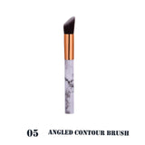 #501 2018 New Fashion Marble Makeup Brush Set Professional Face Eye Shadow Eyeliner Foundation Makeup Brushes  Tool Freeship