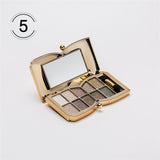OutTop Beauty Fashion 1Box  10 Colors Shimmer Eyeshadow Eye Shadow Palette Makeup Cosmetic Set 160928 180315 drop ship