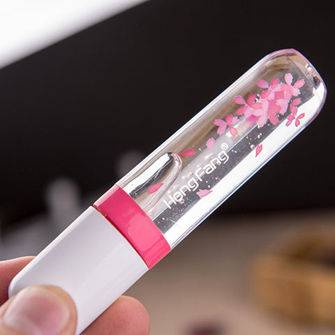Fashion Lips Make Up Waterproof Long Lasting Lip Gloss Tint Change Color Baby Lips Transparent Flower Jelly Lipstick Makeup Kit