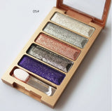 New Eyeshadow Palette 5 Color Glitter Eyeshadow Makeup Eye Shadow Palette Fashion Make Up Eyeshadow