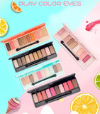 GIVENONE 10 Colors Fashion eyeshadow palette Matte EyeShadow palette Glitter eye shadow MakeUp Nude MakeUp set Korea makeup