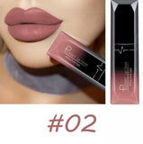 Pudaier 21 Colors Maquiagem Makeup Lipstick Korean Fashion Waterproof Liquid Lipstick Lip Kit Metallic Matte Velvet Lip Gloss