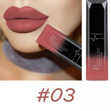 Pudaier 21 Colors Maquiagem Makeup Lipstick Korean Fashion Waterproof Liquid Lipstick Lip Kit Metallic Matte Velvet Lip Gloss