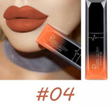 Pudaier 21 Colors Maquiagem Makeup Lipstick Korean Fashion Waterproof Liquid Lipstick Lip Kit Metallic Matte Velvet Lip Gloss