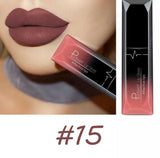 Pudaier 21 Colors Maquiagem Makeup Lipstick Korean Fashion Waterproof Liquid Lipstick Lip Kit Metallic Matte Velvet Lip Gloss