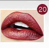 Pudaier 21 Colors Maquiagem Makeup Lipstick Korean Fashion Waterproof Liquid Lipstick Lip Kit Metallic Matte Velvet Lip Gloss