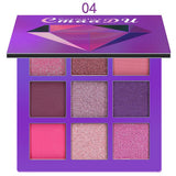 CmaaDu 9 Color Shimmer Glitter Eye Shadow Powder Matte Fashion Makeup Pallete Pigmented Eyeshadow Beauty Cosmetic sombra TSLM1