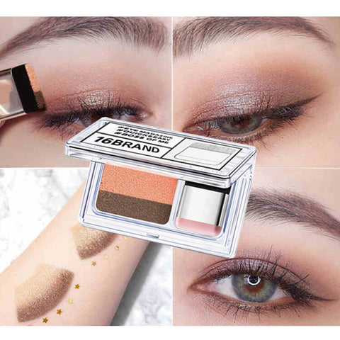 Fashion eyeshadow palette 2Colors Matte EyeShadow naked palette Glitter eye shadow MakeUp Nude MakeUp set pallete matte 10.8