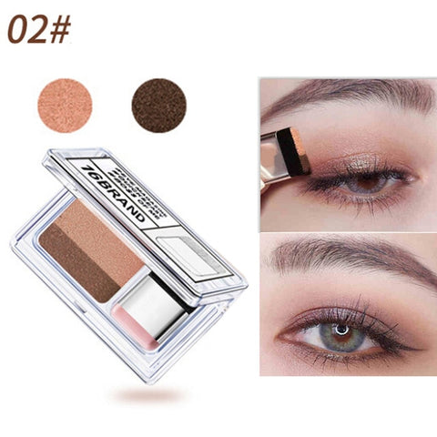 Fashion eyeshadow palette 2Colors Matte EyeShadow naked palette Glitter eye shadow MakeUp Nude MakeUp set pallete matte 10.8