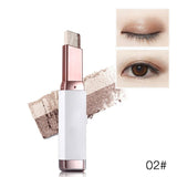 Fashion Eye Shadow Stick Double Color Eyes Makeup Cream Natural Naked Shimmer Glitter Eyeshadow Pencil 998 For Beauty