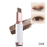 Fashion Eye Shadow Stick Double Color Eyes Makeup Cream Natural Naked Shimmer Glitter Eyeshadow Pencil 998 For Beauty