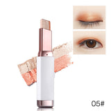 Fashion Eye Shadow Stick Double Color Eyes Makeup Cream Natural Naked Shimmer Glitter Eyeshadow Pencil 998 For Beauty