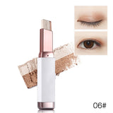 Fashion Eye Shadow Stick Double Color Eyes Makeup Cream Natural Naked Shimmer Glitter Eyeshadow Pencil 998 For Beauty