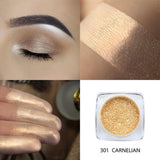 New Fashion Top Brand PHOERA Pigment Eyeshadow Glitter Powder Shimmering Colors Eye Shadow Palette Metallic Eye Makeup Cosmetic