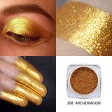 New Fashion Top Brand PHOERA Pigment Eyeshadow Glitter Powder Shimmering Colors Eye Shadow Palette Metallic Eye Makeup Cosmetic