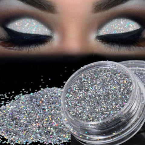 Sparkly Makeup Glitter Loose Powder EyeShadow Silver Eye Shadow Pigment 2019 brochas maquillaje profesional pinceaux fashion #7