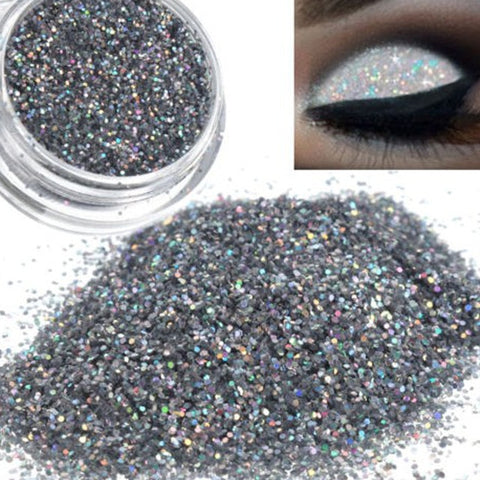 Sparkly Makeup Glitter Loose Powder EyeShadow Silver Eye Shadow Pigment 2019 brochas maquillaje profesional pinceaux fashion #7