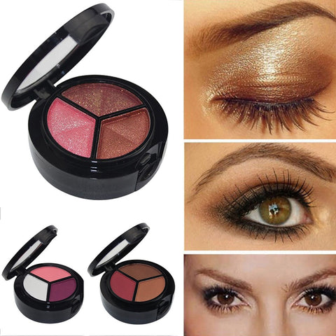 2019 Smoky Cosmetic Set 3 colors Professional Natural Matte Makeup Eye Shadow brochas maquillaje profesional pinceaux fashion #7