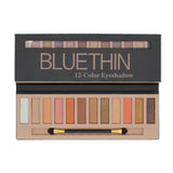 12colors Eyeshadow Professional Makeup Palette Natural Fashion Shimmer Make Up Pigment Eyeshadow Nude Matte Eye Shadow Cosmetics