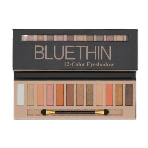 12colors Eyeshadow Professional Makeup Palette Natural Fashion Shimmer Make Up Pigment Eyeshadow Nude Matte Eye Shadow Cosmetics