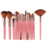 18 pcs Makeup Brushes Set Fashion Style Brush Tools Kit Power Foundation Cosmetic EyeShadow Blush Blending Pincel Maquiagem